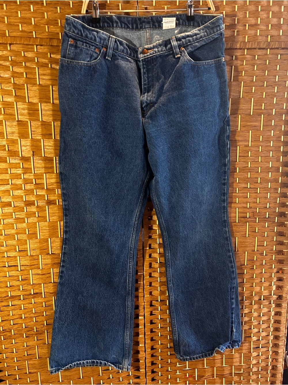 Vintage Jordache High Rise Bootcut Jeans 17/18 Dark Wash 100% Cotton Made USA